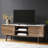 Aivis Black Adjustability Multi Screen Desktop Mount for Greater Than 50" with Shelving, Holds up to 50 kg.