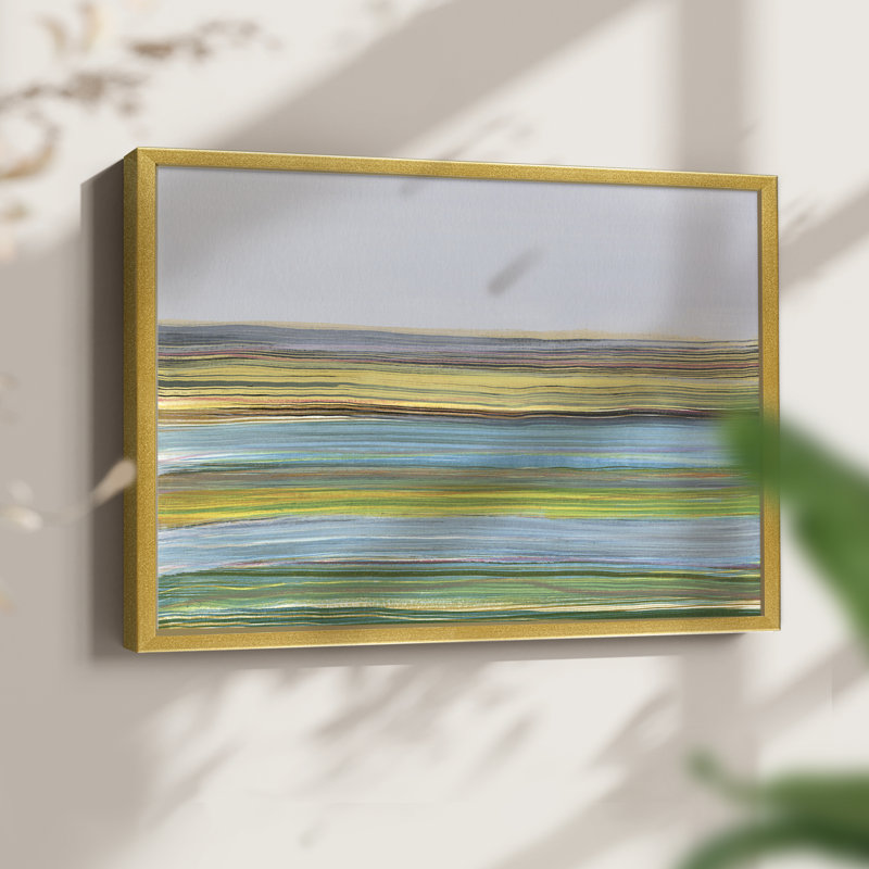 Parallel Striae I -Framed Print - Restickable, 8" H x 10" W