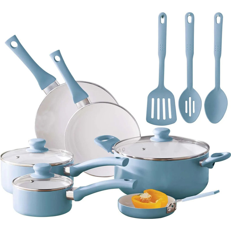 Ensemble de batterie de cuisine 12 pièces