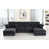 Polyester gris foncé