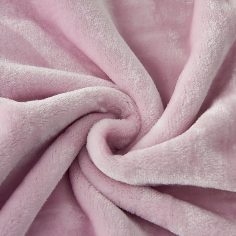 Couverture en vison , Très grand, Rose