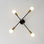 4-Light Sputnik Modern Linear Semi Flush Mount