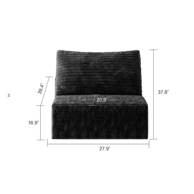 Y119-1S-BLACK Single Seater