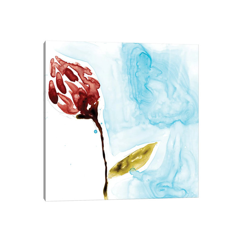 Tropical Display II by Jennifer Goldberger - Wrapped Canvas Painting, 30.48 cm H x 30.48 cm W