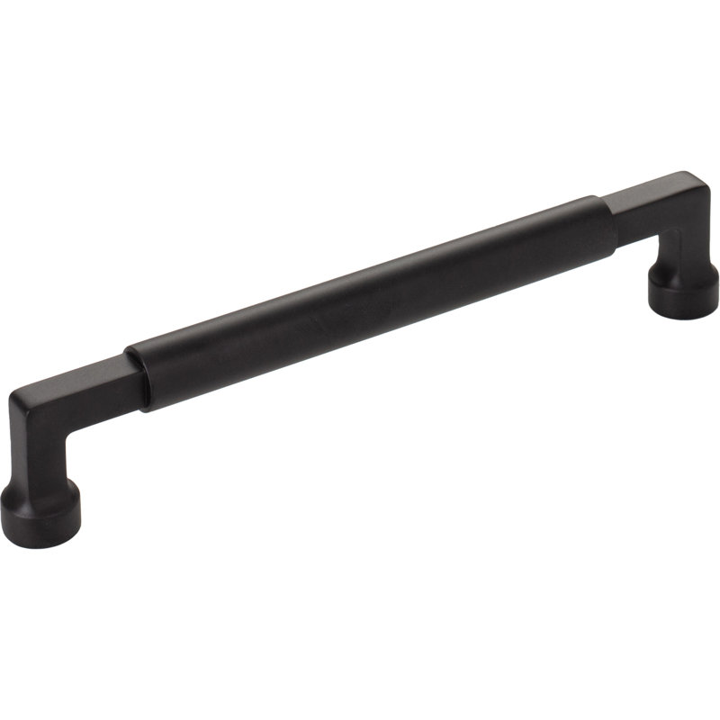 Cumberland 12" Center to Center Bar pull, 6 5/16" Center to Center, Flat Black