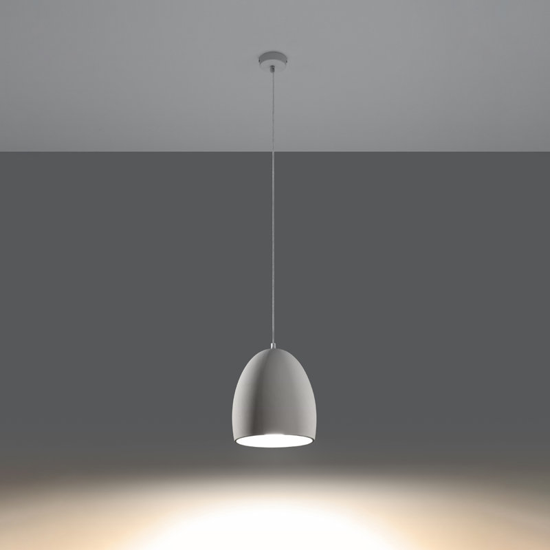 1 - Light White Single Pendant