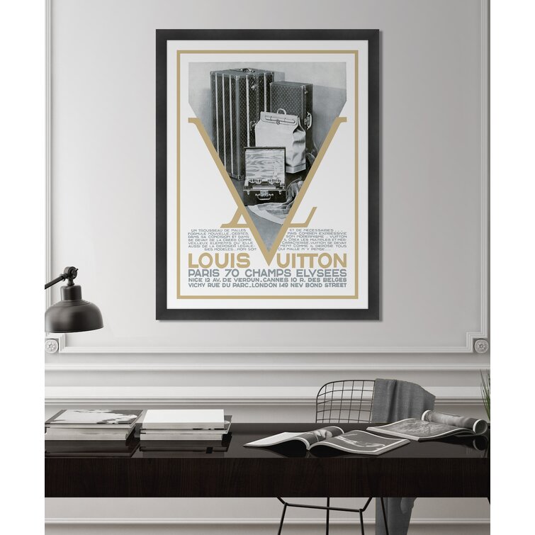 Melissa Van Hise Louis Vuitton Paris 70 Champs Elysees Framed On Paper  Graphic Art