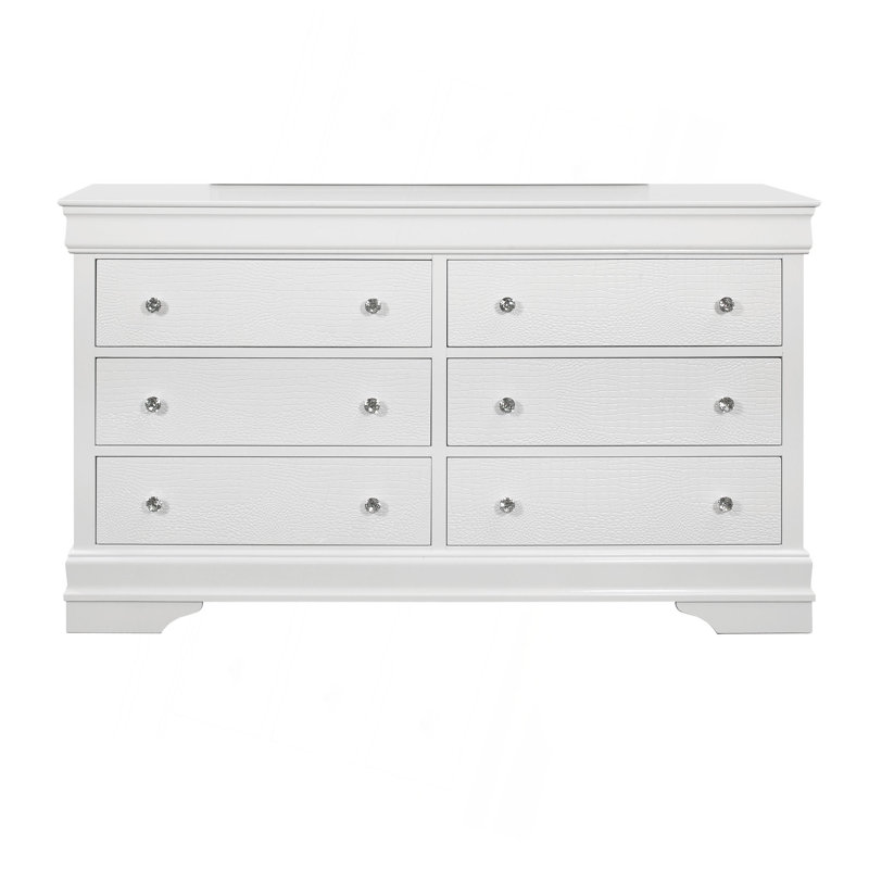 DRESSER EN MÉTAL CROCODILE, Blanc