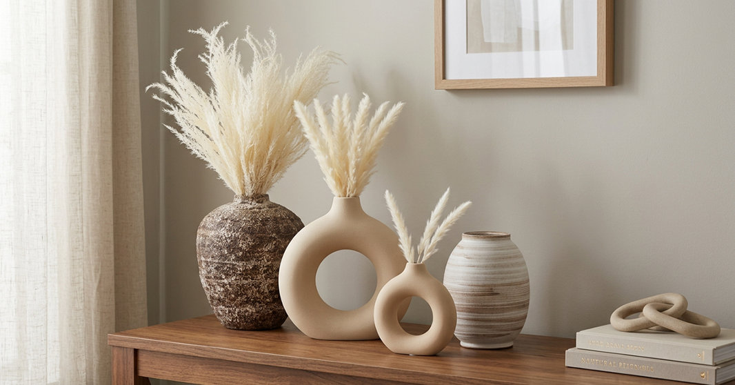 Statement Vases & Faux Florals
