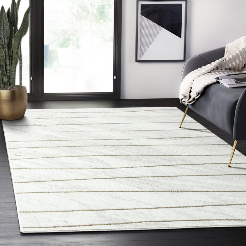 Nedrud Striped Indoor Rug, Rectangle 7'9" x 10'2"