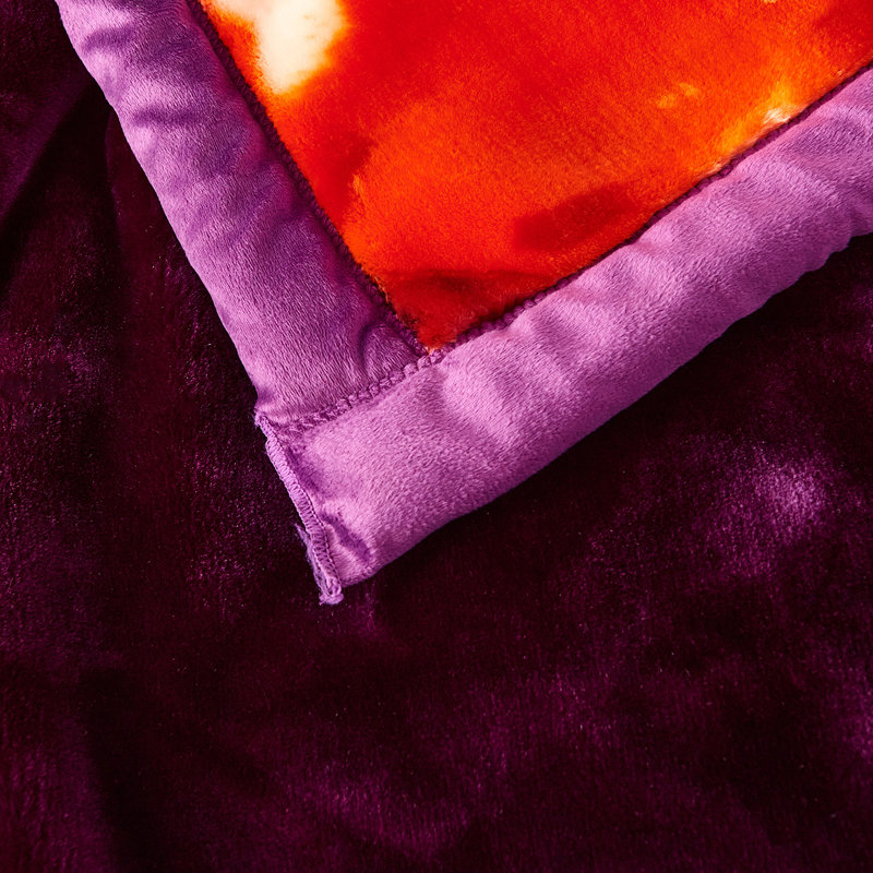 Couverture Breklynn, 104 po x 90 po, Mauve