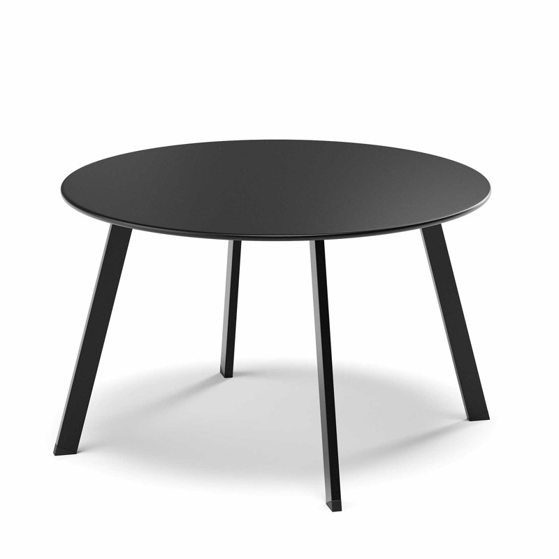 Rafsan 27.6" Outdoor Round Steel Coffee Table