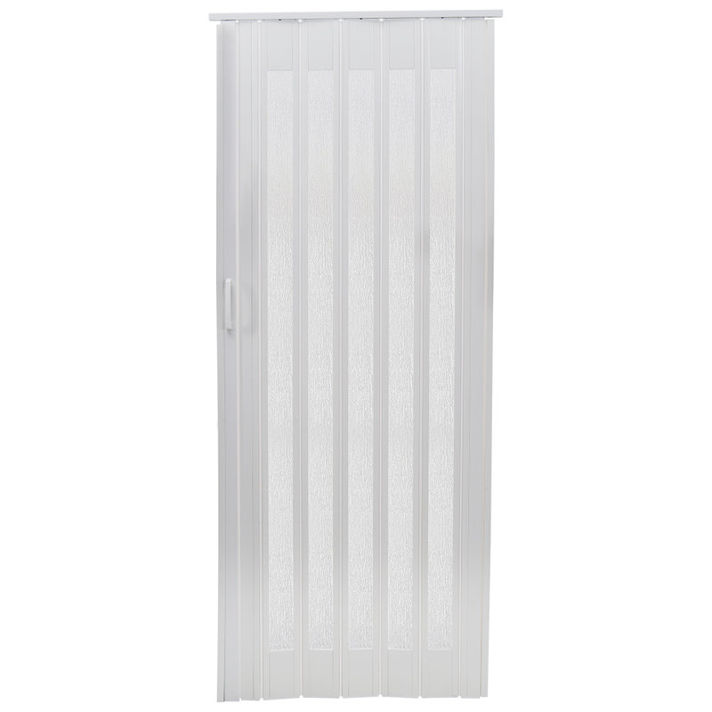 PVC/Vinyl Accordion Door, Left, White
