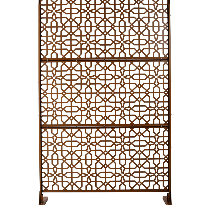 Écran d'intimité extérieur et intérieur H 76 po x l 48 po, Brun