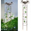 Vintage Garden Trellis With Bird Bath Bowl  Decorative Freestanding Plant Support For Climbing Plants And Flowers With Detachable Iron Bowl