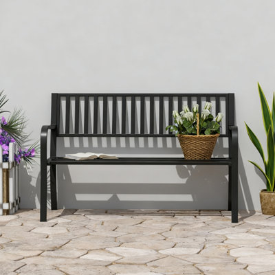 Banc de jardin extérieur, banc de patio