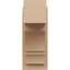 Timberhane cèdre brut en simili bois Balboa Blocker, 8 po x 12 po x H 20 po, brun clair apprêté-89128118