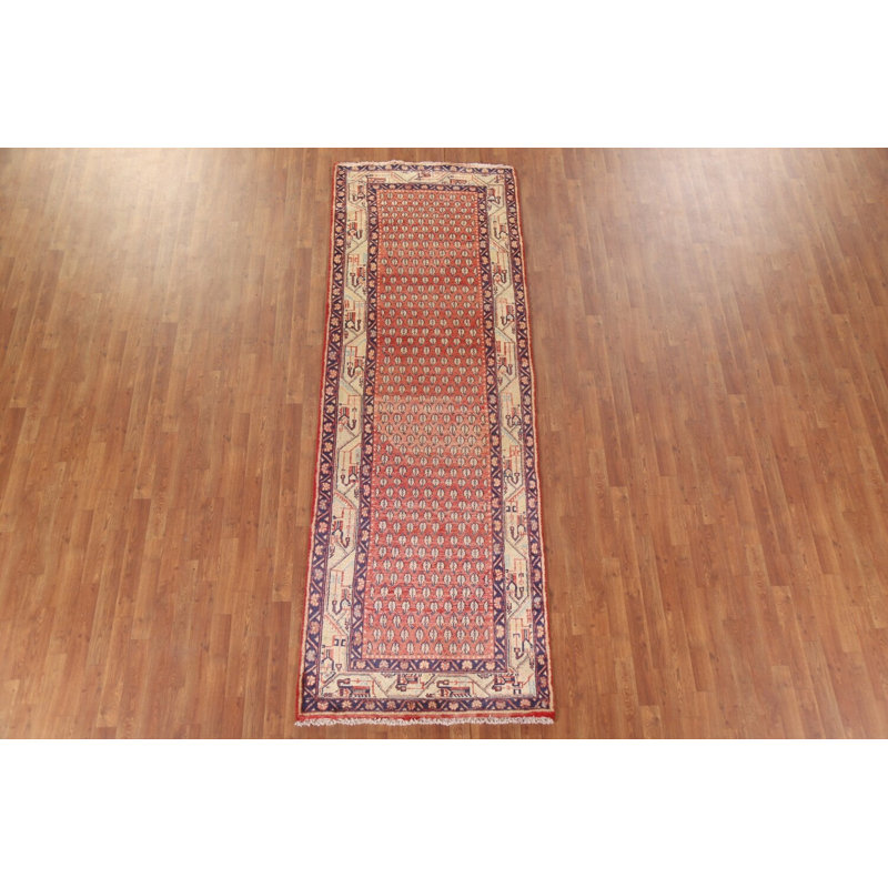 Tapis de couloir traditionnel All-Over 4 x 10