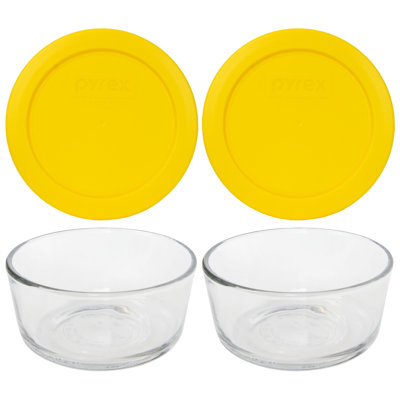Bols en verre Pyrex 7200 et couvercles assortis 7200 PC