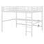 Lit mezzanine en métal avec prise de courant et éclairage DEL-2054472701