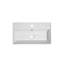 Meuble-lavabo 21,6 po de couleur grise 24Vb06-21Mgr avec lavabo en céramique. Élégance moderne. Fabriqué en bois. Grandes options de rangement. Assemblage facile à gratter. Construction. Nécessaire