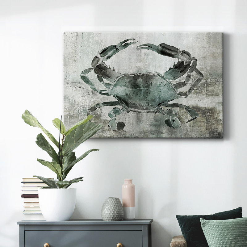 Toile tendue neutre crabe neutre II-Gallery, H 32 po x l 48 po