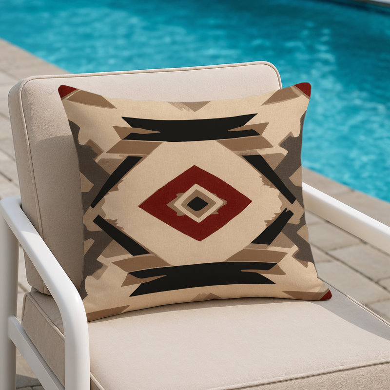 Everlasting Etching Indoor And Outdoor Pillow, Square 16"