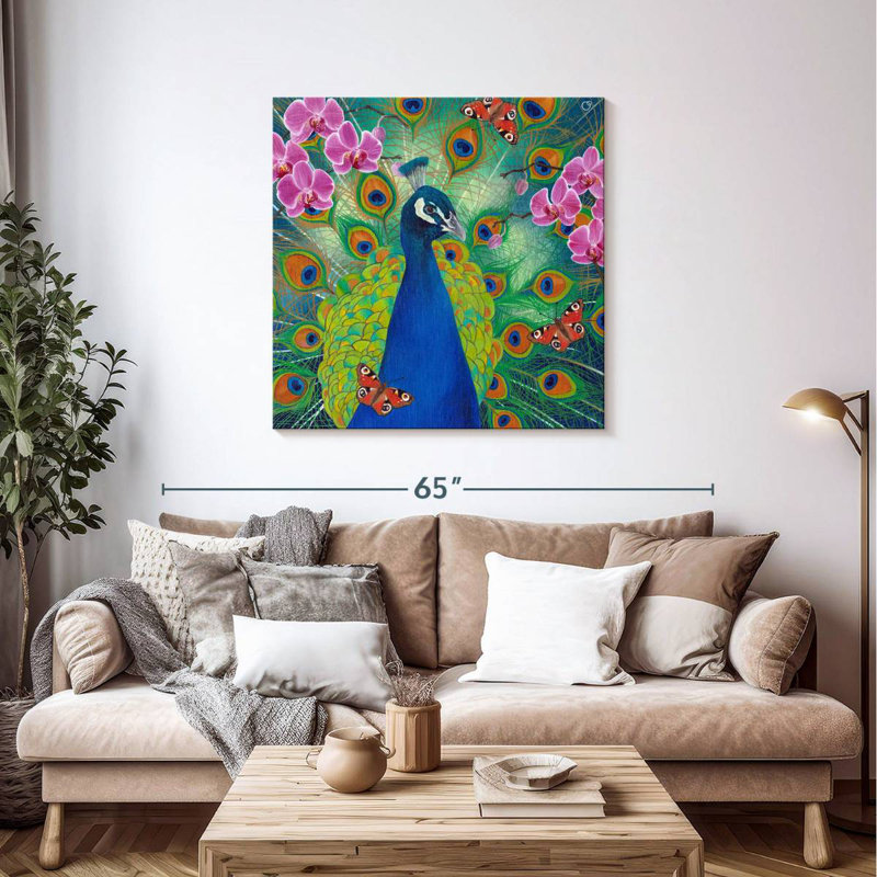 Crowle Peacock Opulence, 39" H x 39" W