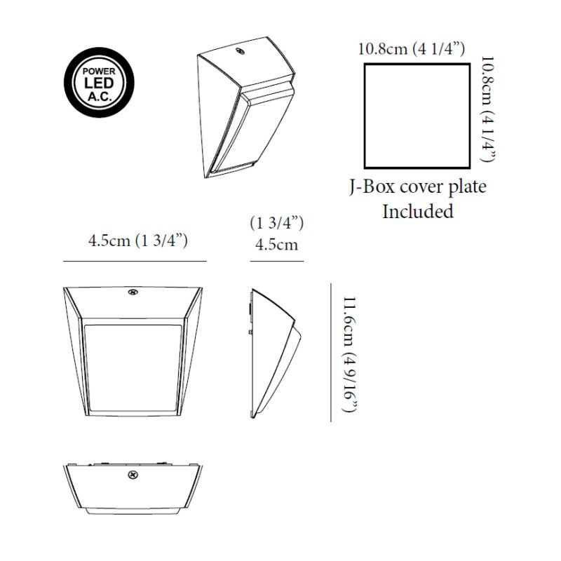 Odile Outdoor 1-Light Flush Mount