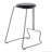 Hallette Upholstered Counter Stool with Metal Frame-623170089