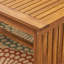Table basse d'extérieur en acacia