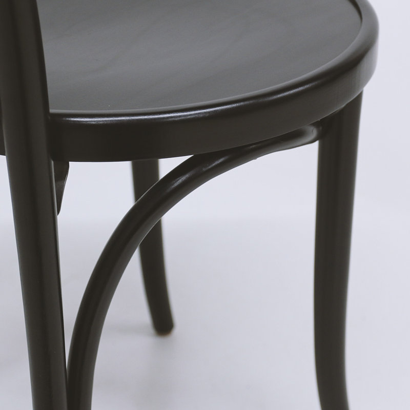 GB-118 VS LQ Side Chair, Black Lacquer