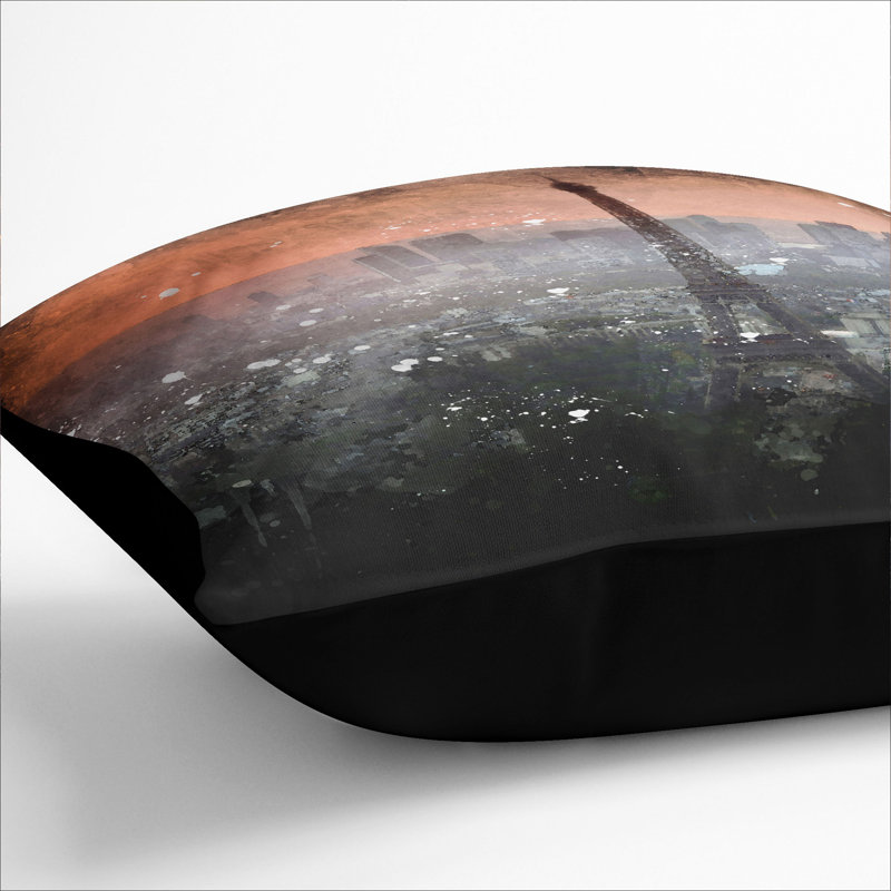 Square Cushion, 55cm H x 55cm W x 20cm D, Black
