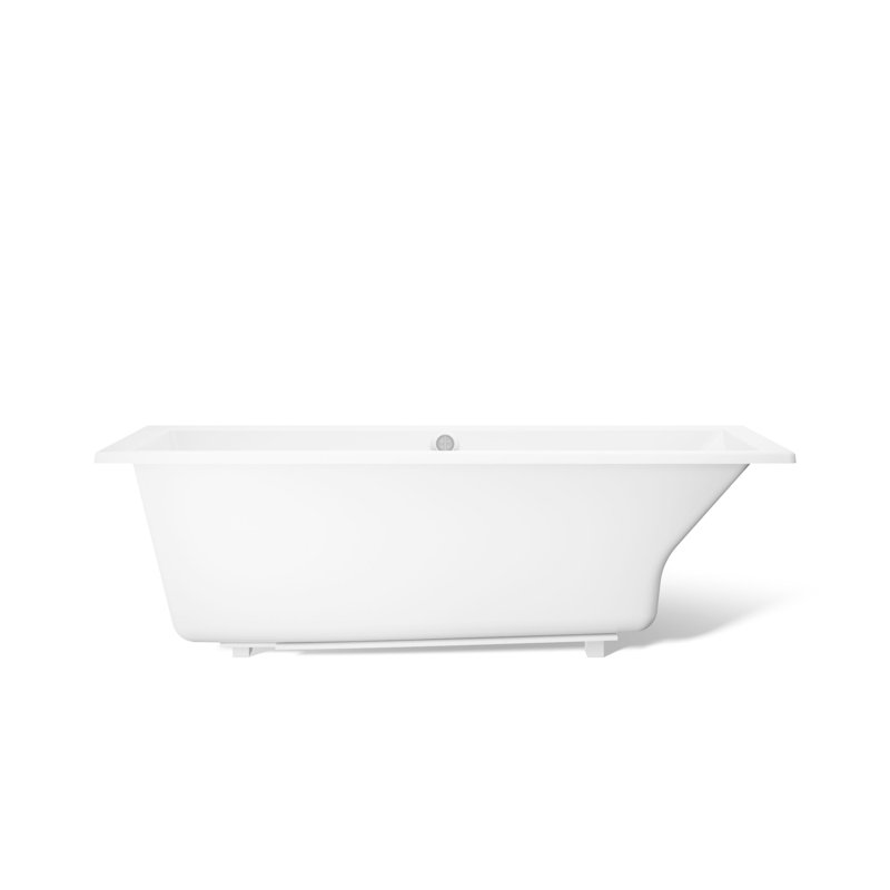 Underscore® 60" x 30" Soaking Bathtub, White