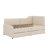 Twin Size L-Shaped Corduroy Daybed,Upholstered Bed Frame With 2 Storage Drawers-1195071822