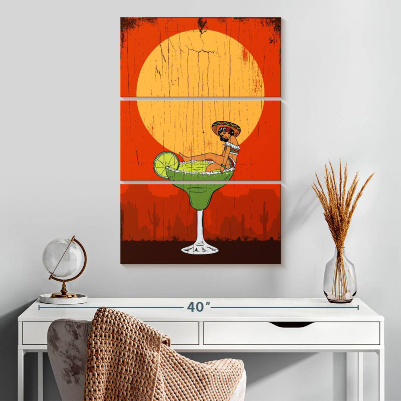 Yarlin Margarita Senorita, H 32 po x l 20 po