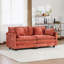 Canapé modulaire Teasley avec tissu chenille et coussins double couche-122062183
