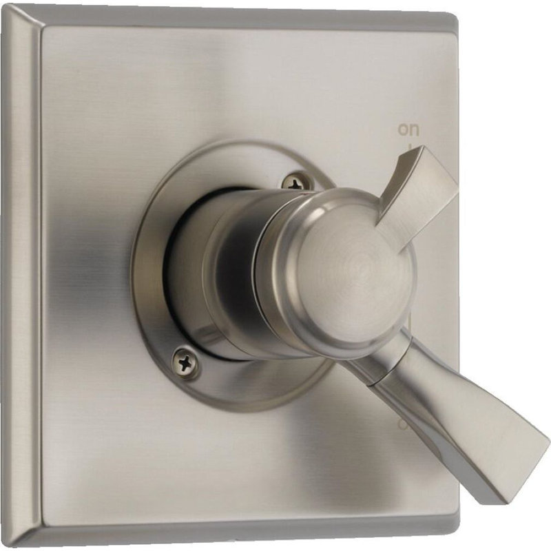 Dryden Monitor Pressure Balance Valve Trim with Volume Control, Brilliance Stainless