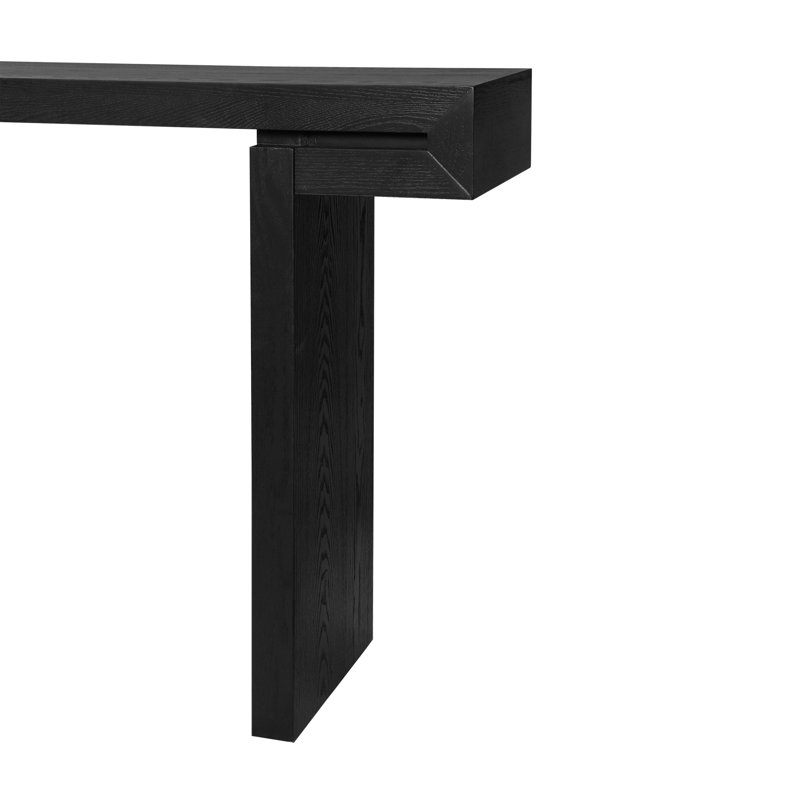 Table d'appoint 60 pouces pour salon, couloir, Noir