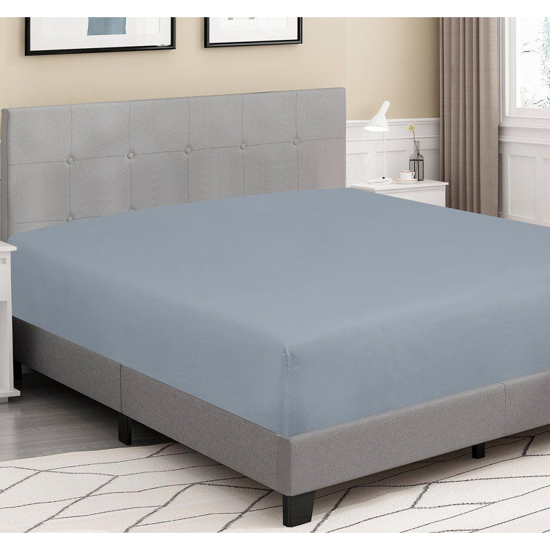 Royale Linens 300 Thread Count 100% Long Staple Combed Cotton Flat Sheet - Super Soft - Top Sheets - Flat Sheet Sold Separately - Breathable, Cool & Crisp Percale Sheets Only 
