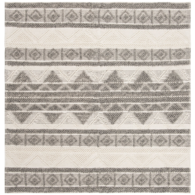 Jacques Hand Woven Performance Southwestern Rug, Square 6'