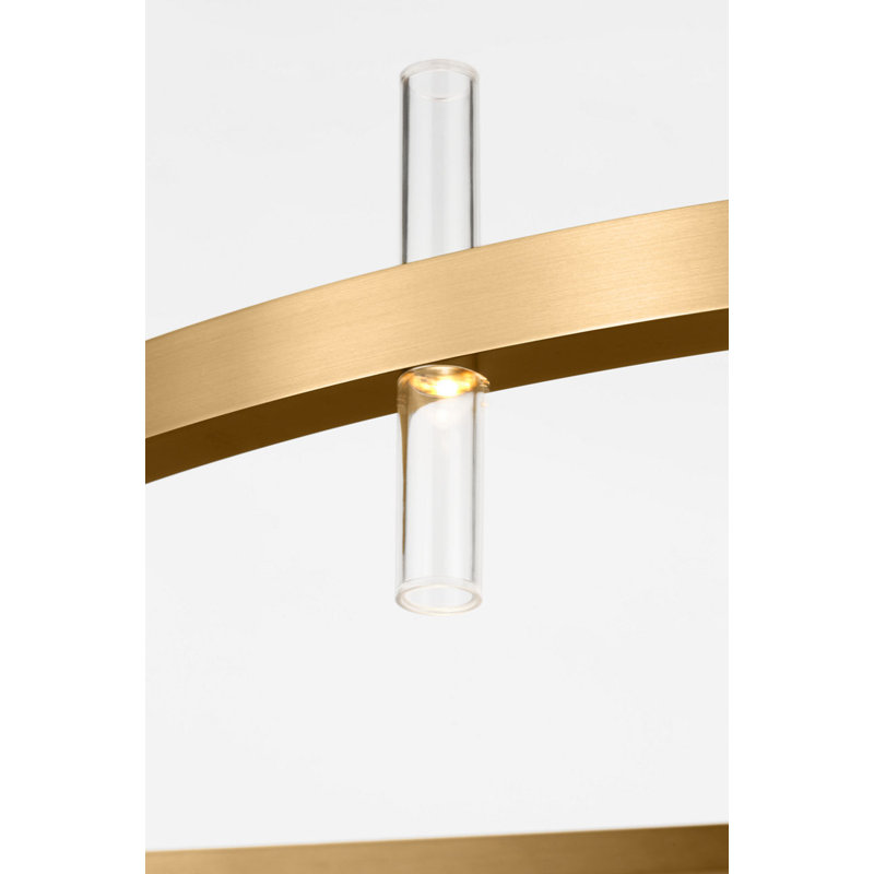 Silas Chandelier, 6.2" H x 48" W  x 48" D, Burnished Brass, 40