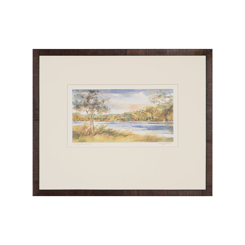 Grassy Riverbank Print