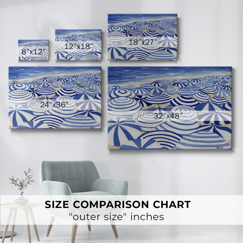 «Candy Bowl» prussien, toile tendue avec châssis bleu, H 40 po x l 60 po