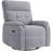 Upholstered Power Recliner Chair With Swivel and Glider-1608648239