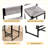 Modern Set of 2  Bar Stools with footrest for Kitchen Island-616857422