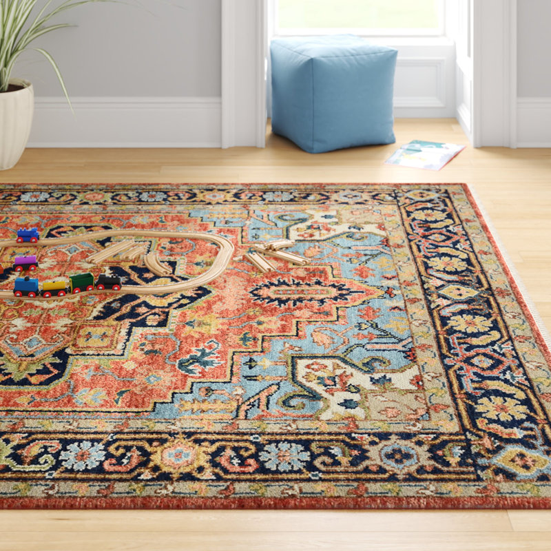 Centerview Hand Knotted Oriental Indoor Rug, Rectangle 8' x 10'