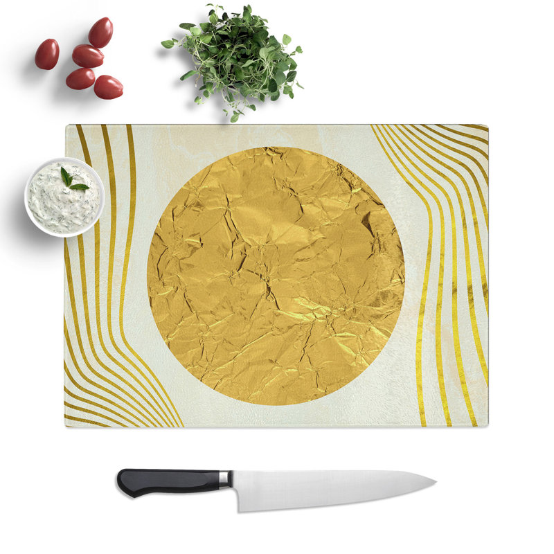 Golden Sun Chopping Board, 0.4cm H x 20cm W x 28.5cm L