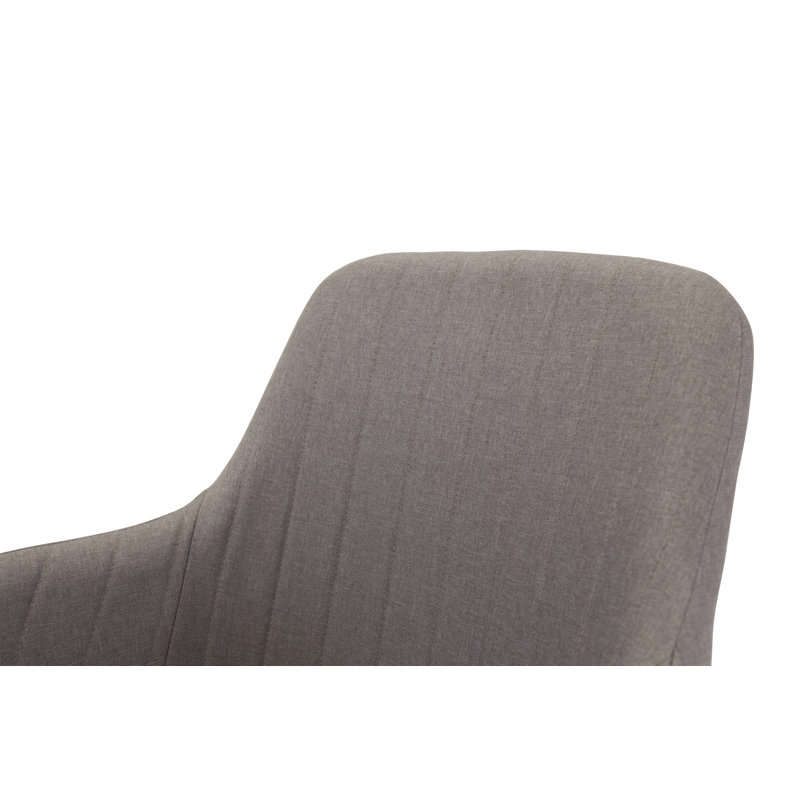 Nemeth 48.5cm H Polyester Blend Upholstered Armchair, White