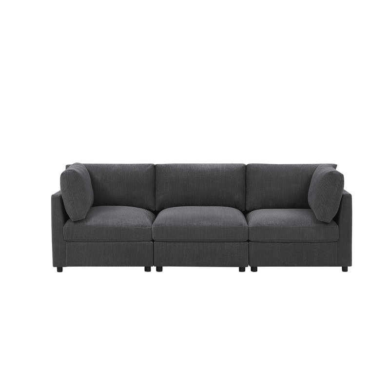 Freywall Sofa, Midnight Gray